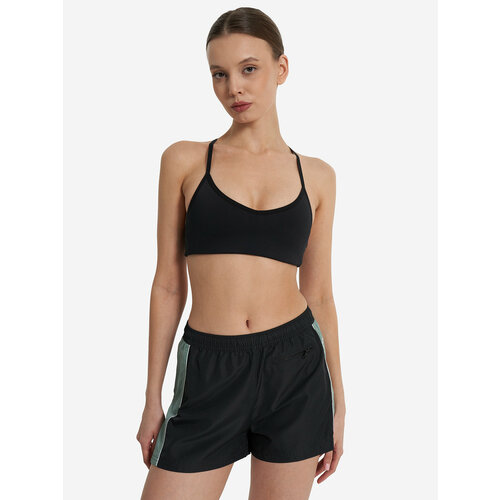 фото Шорты для плавания joss women's beach sport swimming shorts, размер 46, черный/зеленый