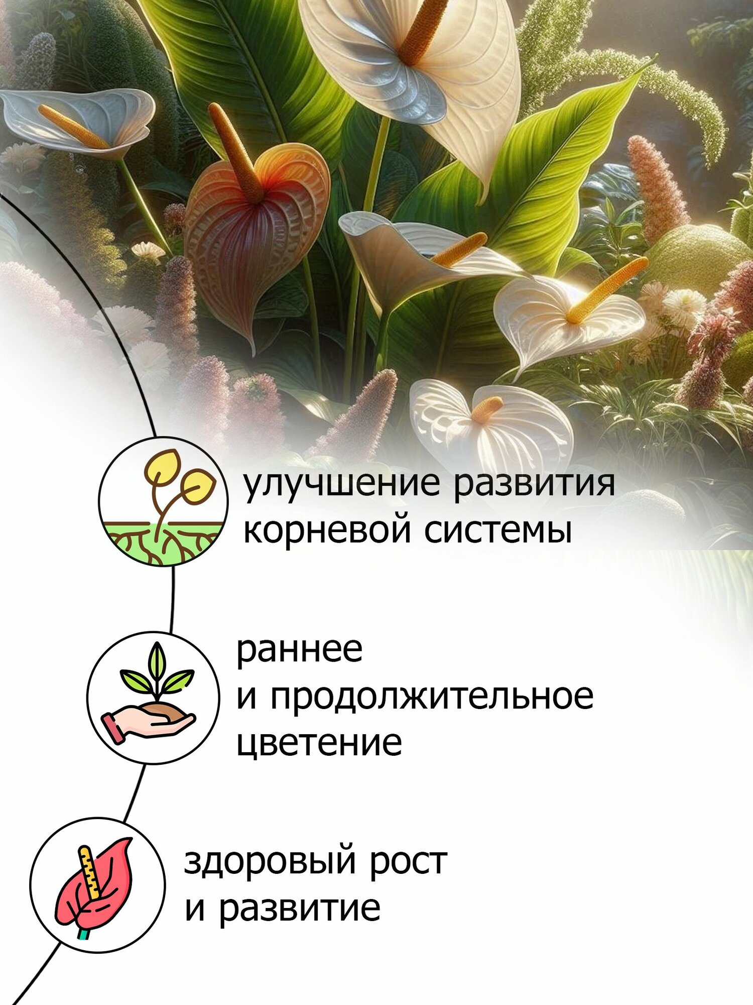 Изображение Органическое удобрение Purshat 700 г для здоровья и красоты ароидных - натуральный состав