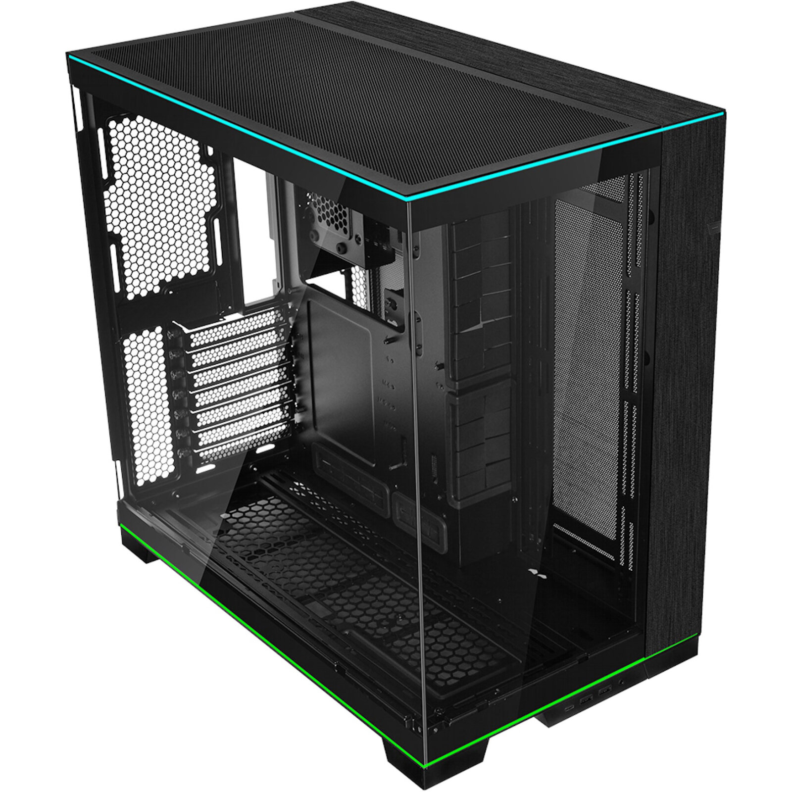 Корпус для компьютера Lian Li O11 Dynamic EVO G99. O11DERGBX.00 Black (E-ATX, без БП, 2хUSB 3.0, 1хUSB Type-C, с окном) — фото 1