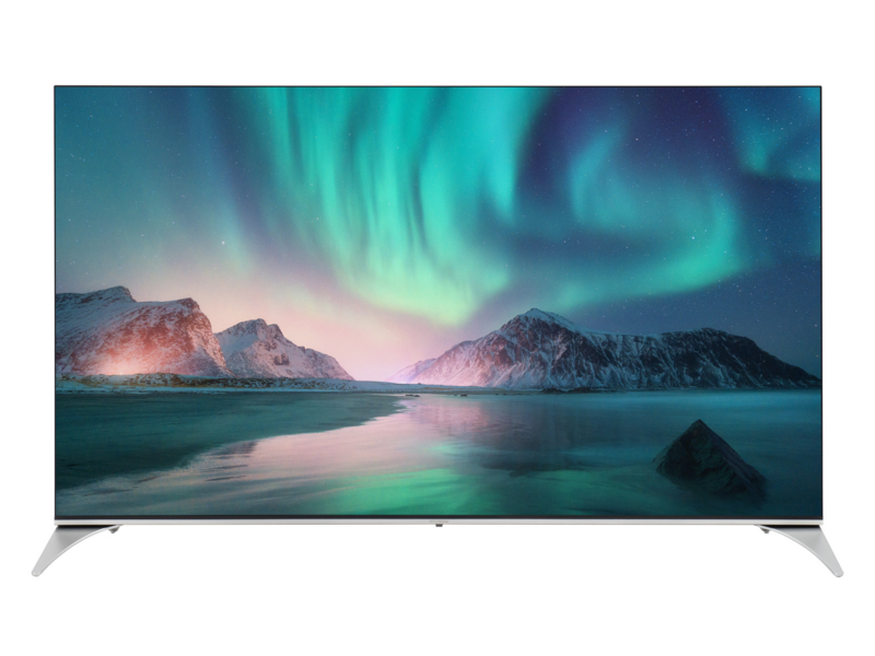 Телевизор QLED 65" H-LED65QBU7500 Android TV Frameless черный/серебристый 4K Ultra HD 60Hz DVB-T DVB-T2 DVB-C DVB-S DVB-S2 USB WiFi Smart TV