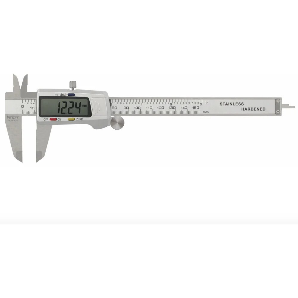 Vogel Штангенциркуль цифровой 0 . 150x0.01 с глубиномером с роликом 202002