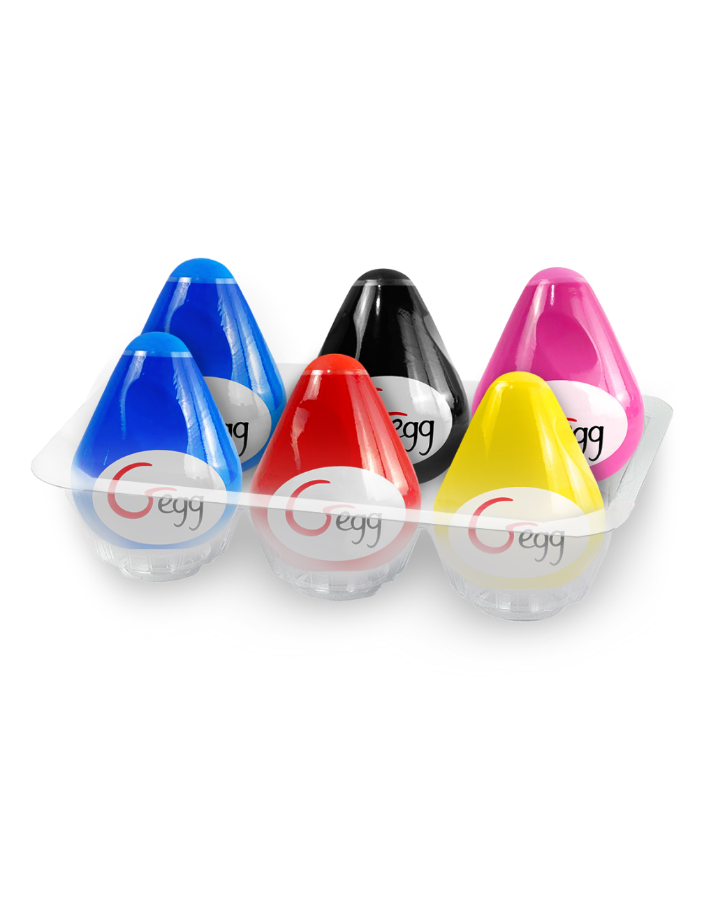 Gvibe Gegg Set - Набор яиц-мастурбаторов с разным рельефом внутри, 6 шт