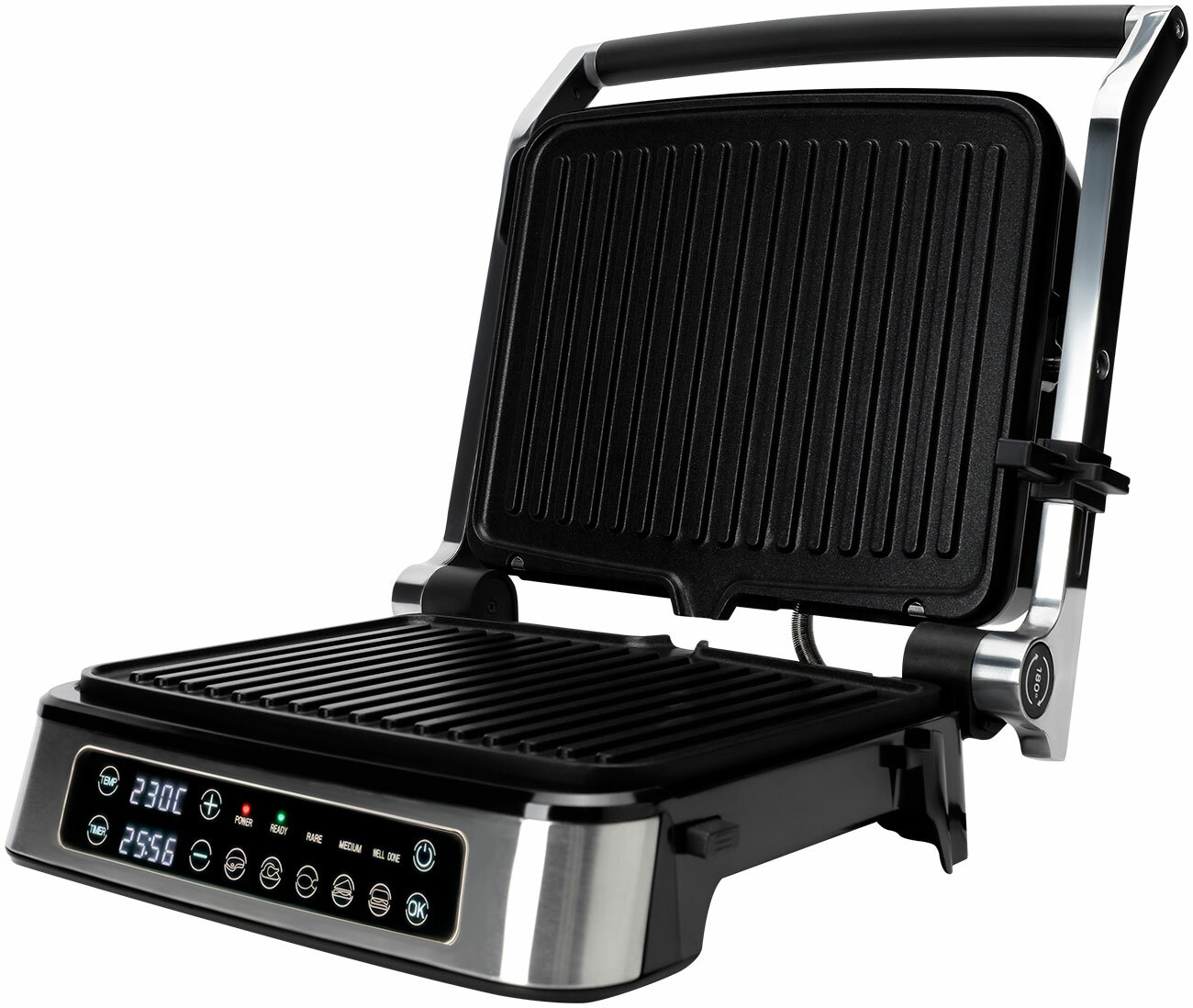 Электрический гриль Ragex R782 (2000Вт. цвет: 900 серебристый)