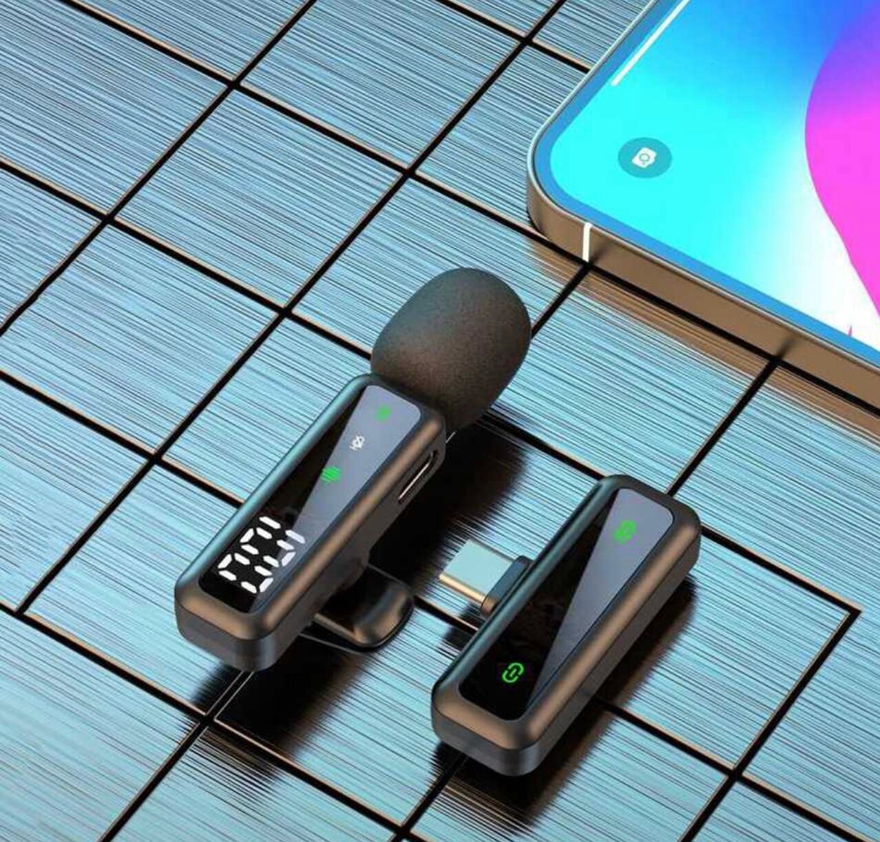 Микрофон беспроводной петличный H67, устройство для записи звука, интервью, прямые трансляции, видеоблоги,1 штука