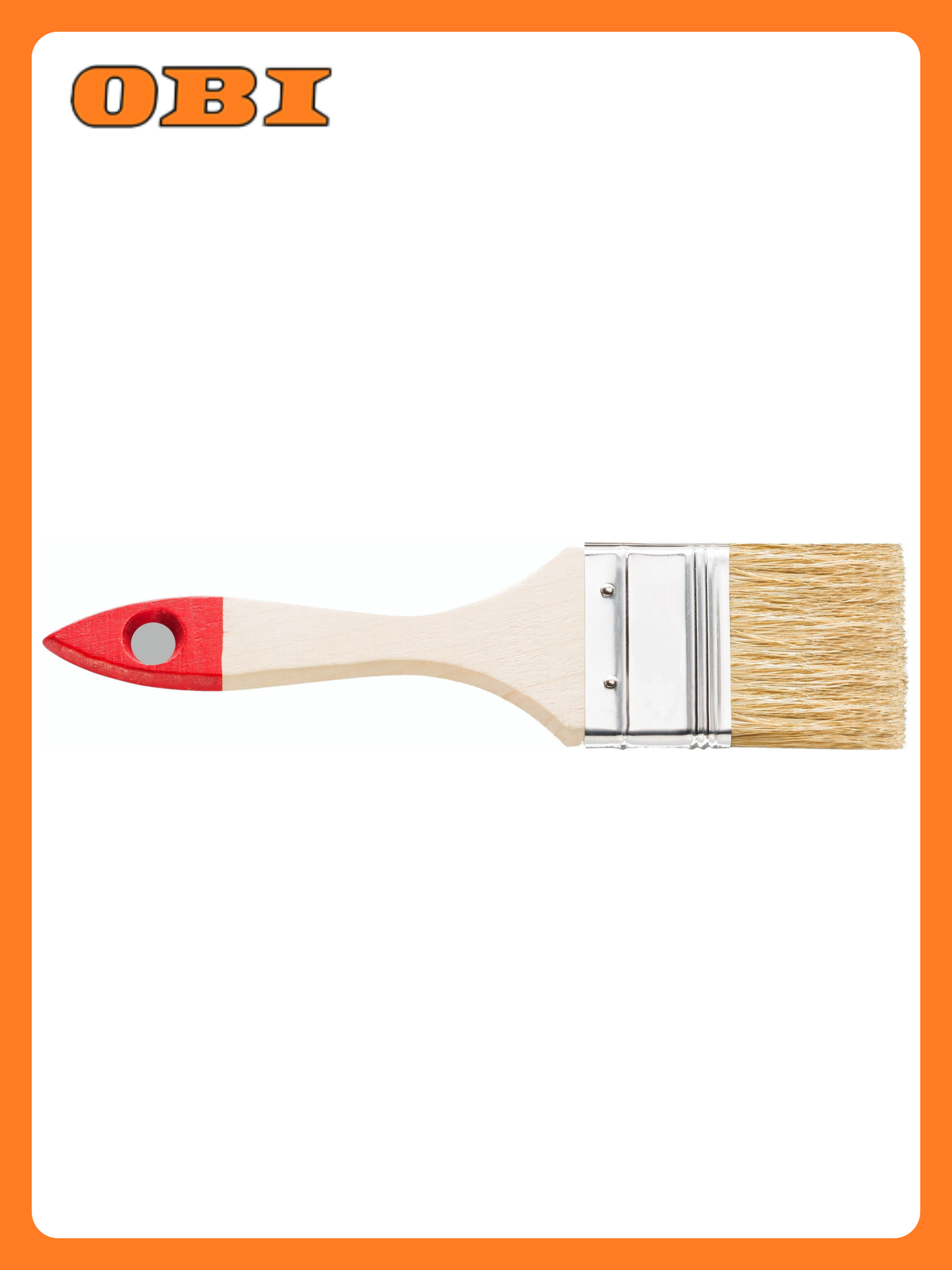 HARDY Кисть плоская 60 мм серия 30 натуральная светлая щетина 0200-300025