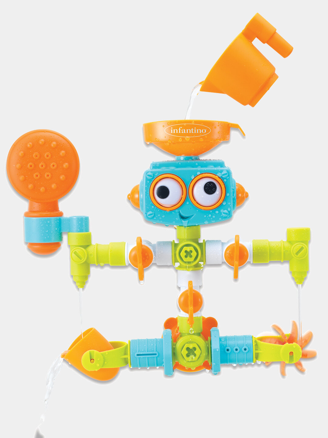 Набор из трубочек для игры в ванной (16 предметов) — фото 1