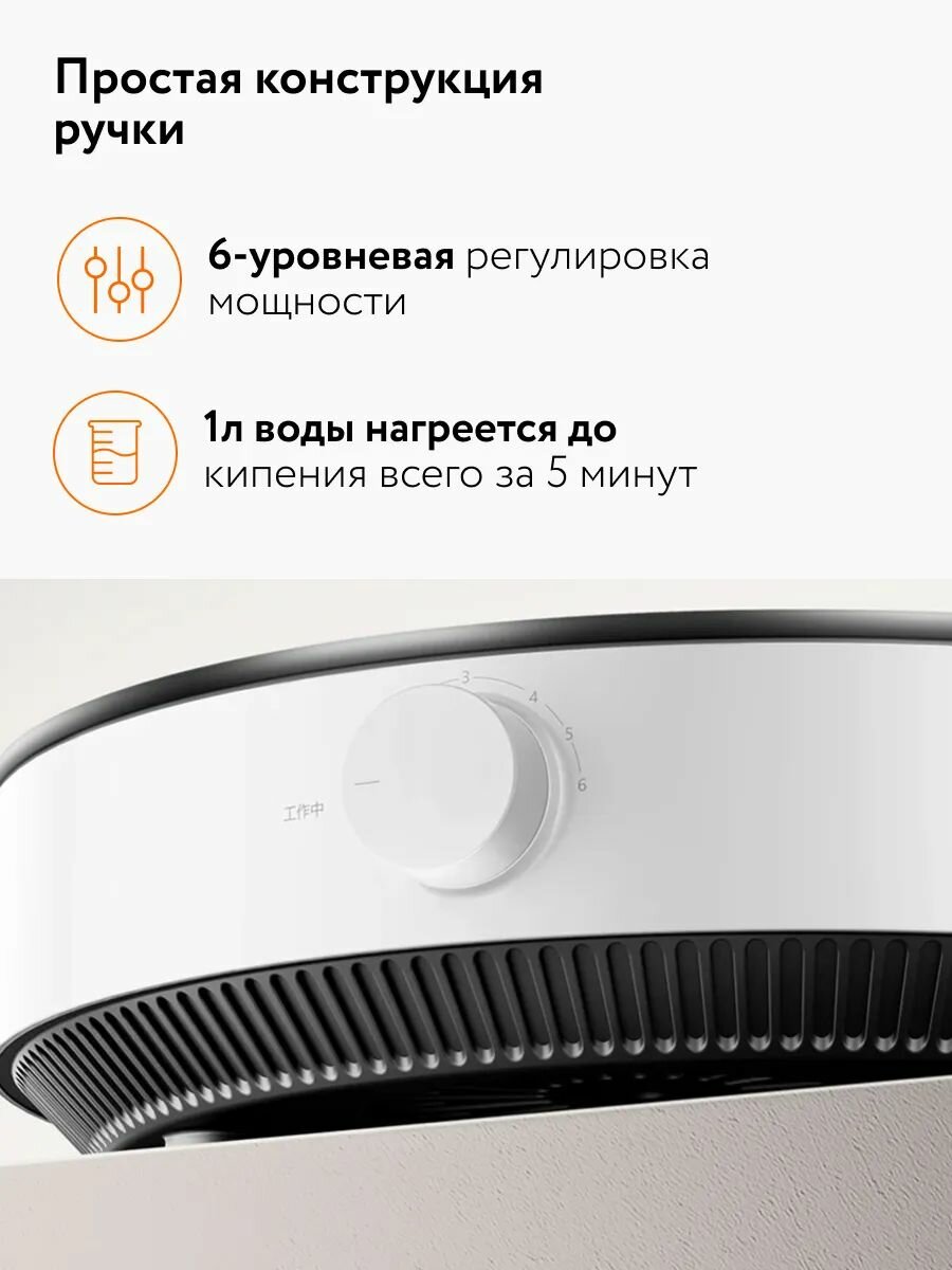 Картинки Xiaomi Индукционная настольная плита MDCLO03CM CN, белый