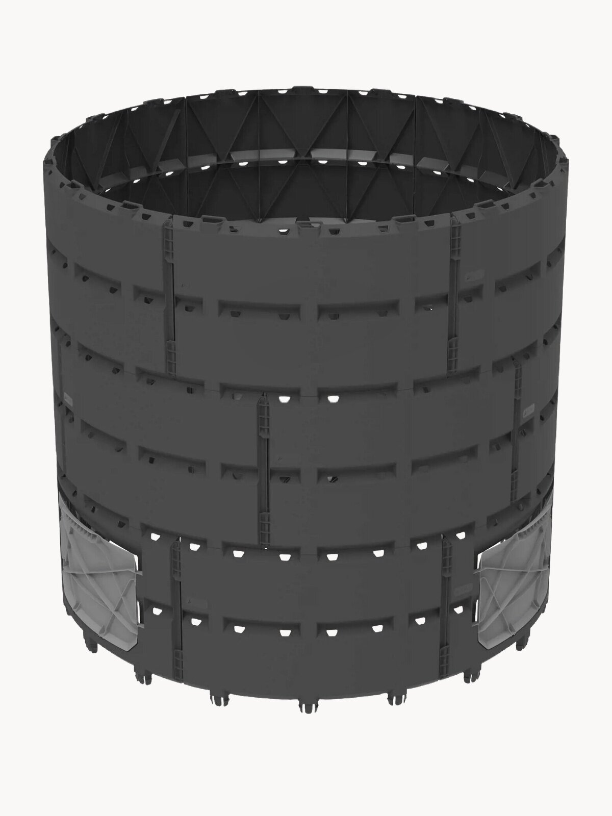 Компостер «Агроном Премиум», 1200л, Альт-Пласт, чёрный, полипропилен