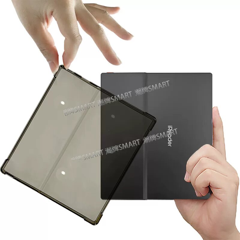 Силиконовый ударопрочный чехол для электронной книги Ocean3Plus 8.0 дюймов, коричневый, тонкий с ручкой, легкий