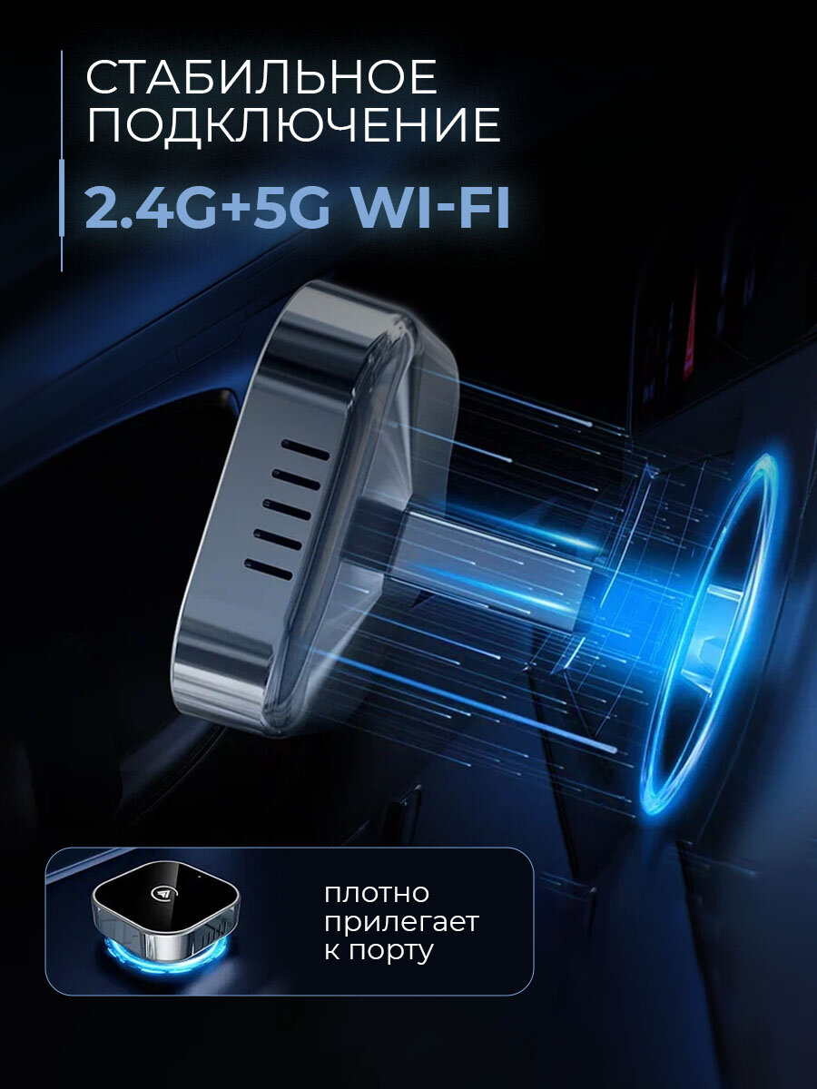 IHeylinkit 8+128G Smart Ai Box Беспроводной адаптер CarPlay