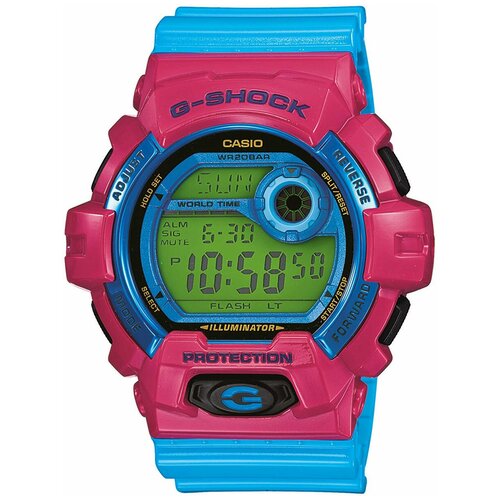 фото Наручные часы casio g-8900sc-4e, голубой