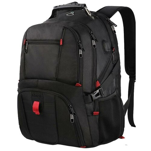 Рюкзак для путешествий для ноутбука 17,3 дюйма Matein TSA Travel черный