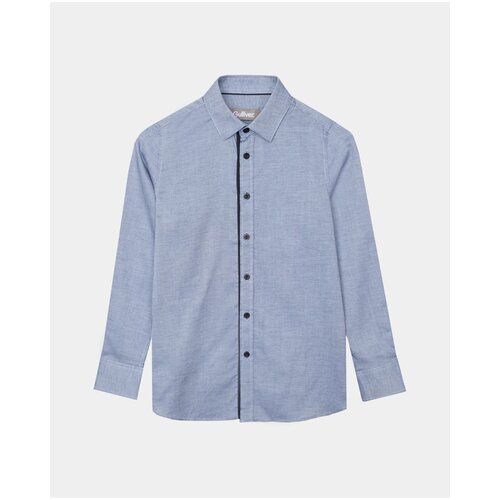 фото Рубашка gulliver размер 122, синий