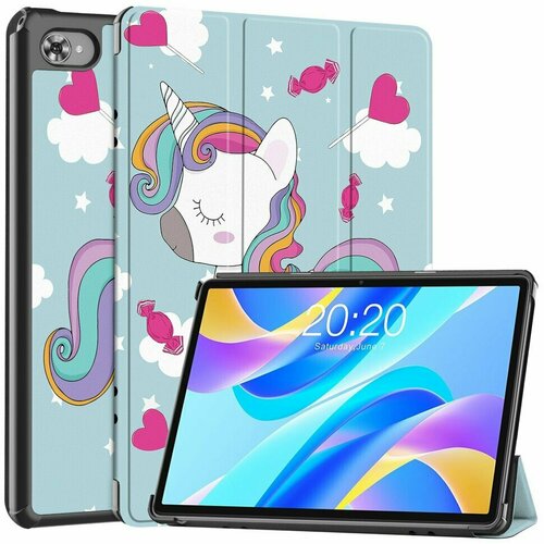 Чехол Smart Case для Teclast M40 Plus, Teclast P40HD, Teclast P30S (Unicorn) чехол бампер mypads antistress для teclast m40 plus p30s p40hd с крепежом для стилуса и подставкой