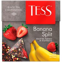 Чай черный Tess Banana split в пирамидках, 1 пак.