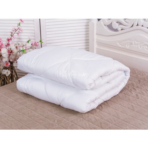 Детское одеяло теплое для новорожденных в кроватку размер 105х140 белое наполнитель- файберфлекс