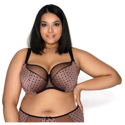 фото Бюстгальтер mat lingerie, черный/мокко