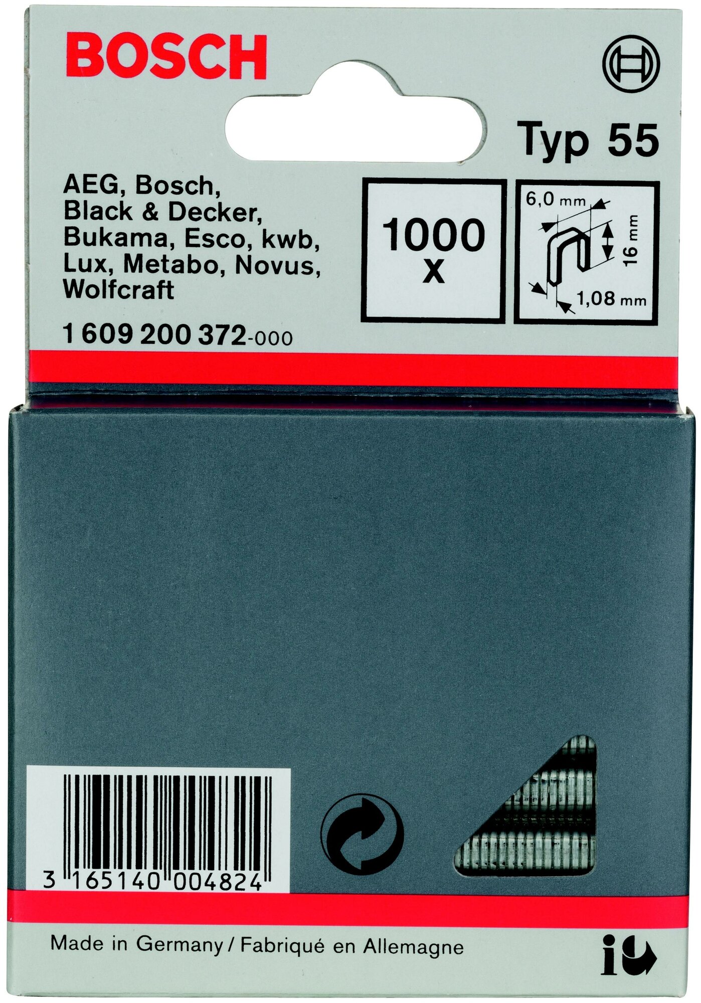 Bosch 1000 C 16/6 MM T55 1609200372 .