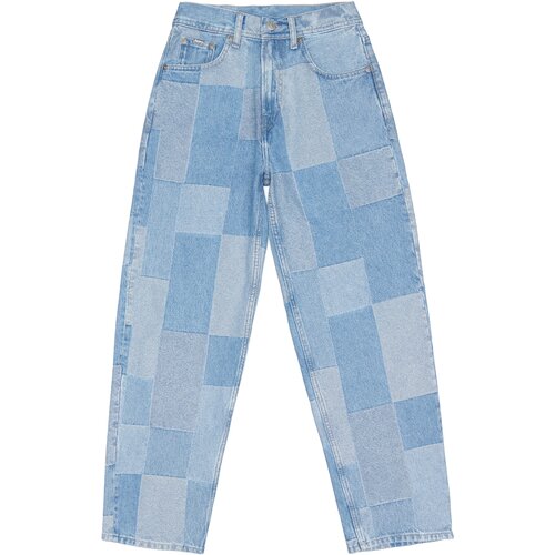 Джинсы  Pepe Jeans, полуприлегающие, завышенная посадка, размер 29, голубой