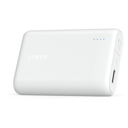 Портативный аккумулятор ANKER PowerCore 10000, белый, упаковка: коробка