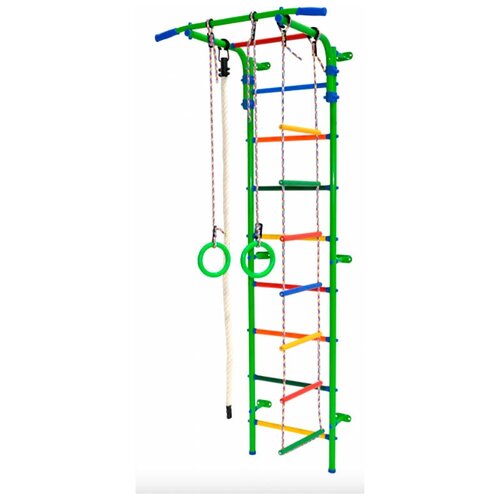 фото "детский спортивный комплекс start 3 ""формула здоровья"" green/rainbow"