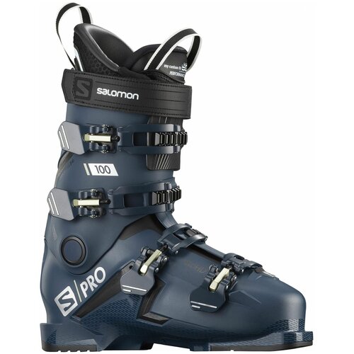 фото Горнолыжные ботинки salomon s/pro 100, 26/26.5, petrol blue/black/pale kaki