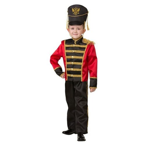 фото Карнавальный костюм «гусар», куртка, брюки, головной убор, р. 34, рост 134 см mikimarket