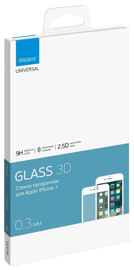 Защитное стекло Deppa GLASS 62035/62036 для Apple iPhone 7/8 для Apple iPhone 7/iPhone 8 Apple iPhone 8 Apple iPhone 7