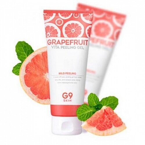 Гель-скатка для лица G9SKIN Grapefruit Vita Peeling Gel 150ml - фото №5