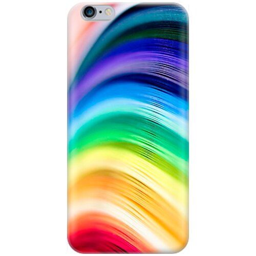 фото Re:pa накладка transparent для apple iphone 6s / 6 с принтом "разноцветные нити"