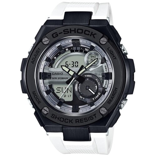 Наручные часы CASIO G-Shock GST-210B-7A, черный, белый