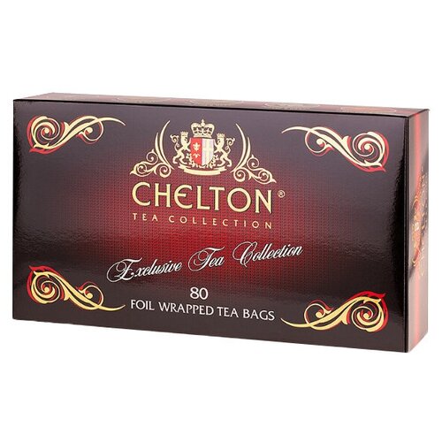 Черный чай Chelton Эксклюзивная чайная коллекция, 80 пакетиков