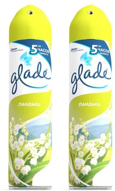 Освежитель воздуха Glade ландыш 300 мл 2 шт