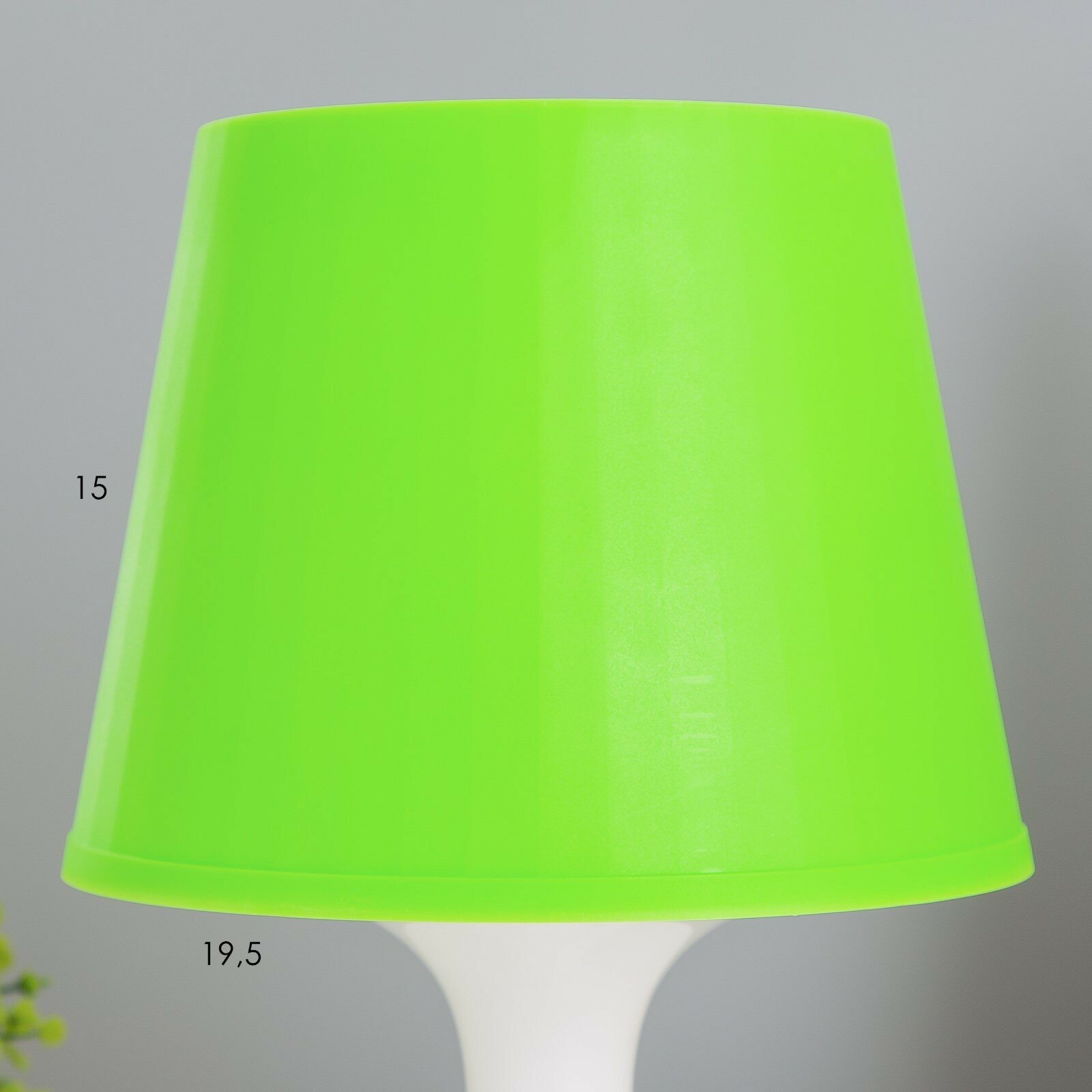 RISALUX Настольная лампа 1340003 1хE14 15W зеленый d=19,5 высота 28см - фотография № 5