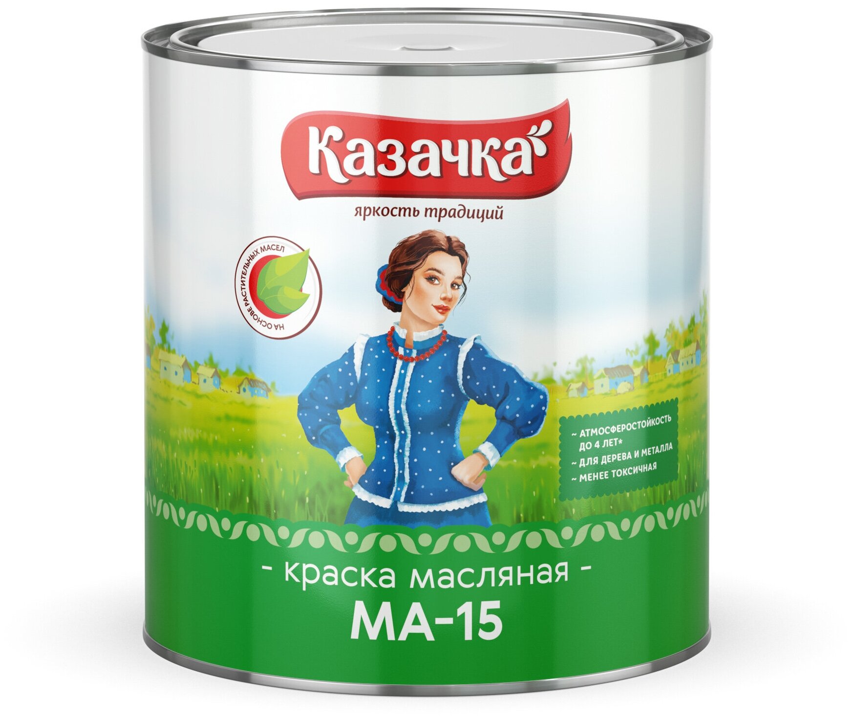 Престиж Краска МА-15 Белая 2,8 КГ 6 Казачка 21796 .