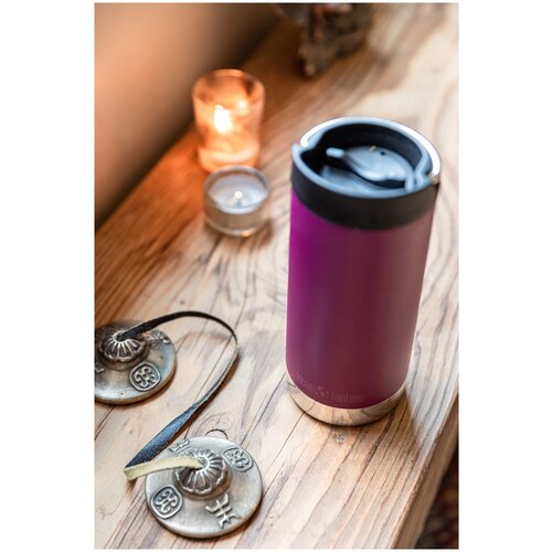 фото Термокружка klean kanteen tkwide cafe cap 12oz (355 мл) purple potion