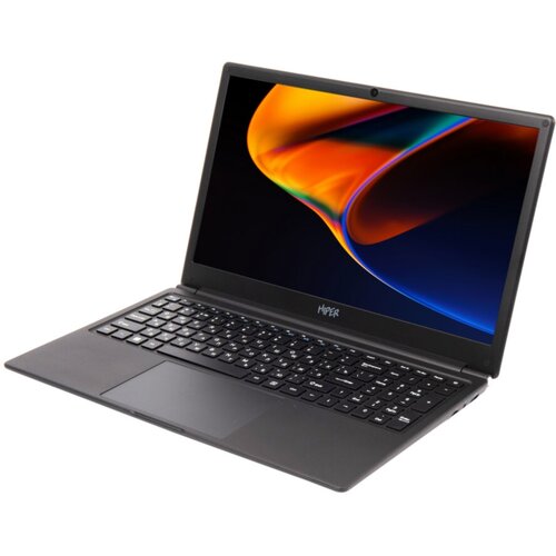 Ноутбук 15.6' IPS FHD Hiper Workbook A1568K black (Core i5 1035G1/8Gb/512Gb SSD/noDVD/VGA int/W10pro) (A1568K1035W1)