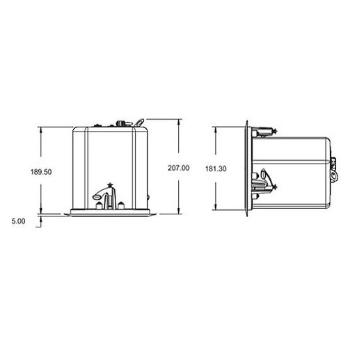 Tannoy CMS501PI BackCan Стальная банка для потолочных громкогово 1272200₽