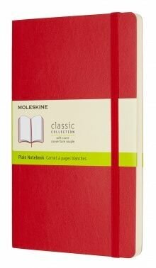 Блокнот Moleskine CLASSIC SOFT Large 130х210мм 192стр. нелинованный мягкая обложка красный