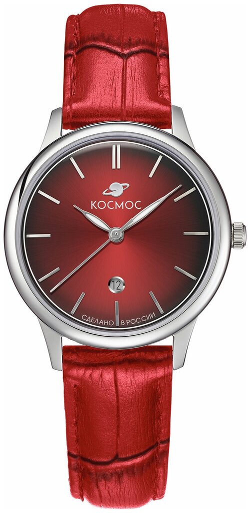 Наручные часы Космос K 601.15.35, красный, бордовый