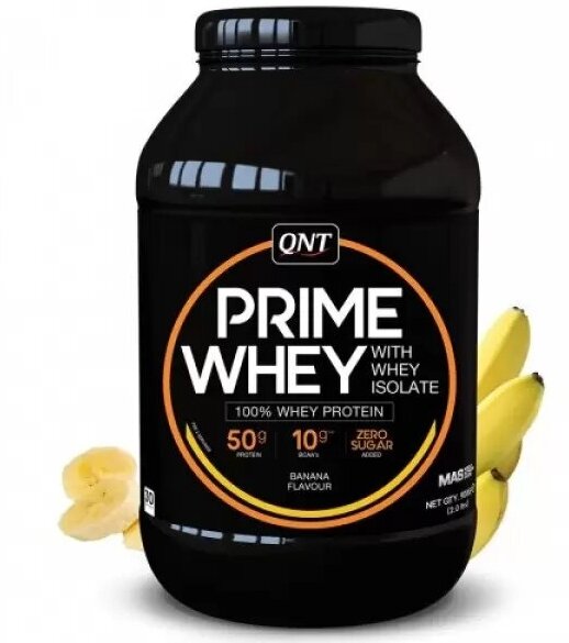 QNT Prime Whey 908 g, (банан)