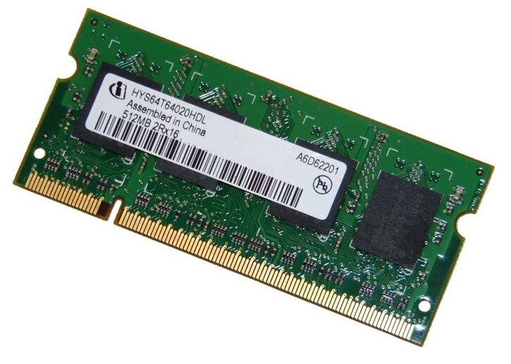 Оперативная память Infineon 512 МБ DDR2 533 МГц SODIMM CL4