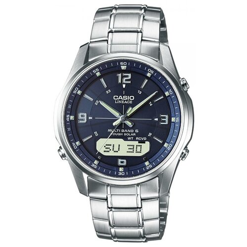 Наручные часы CASIO LCW-M100DSE-2A, серебряный, синий