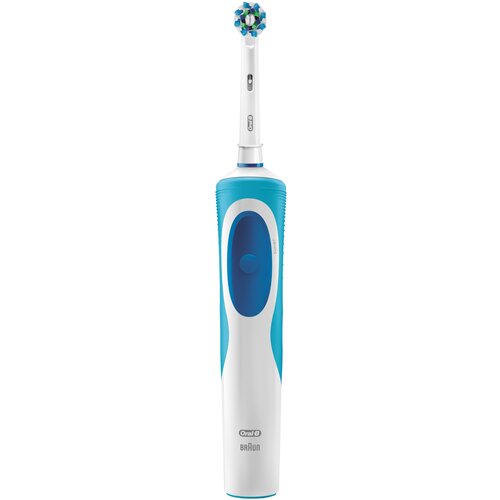 Зубная щетка электрическая Oral-B Vitality D125231 CrossAction Dark белыйсиний 262300₽