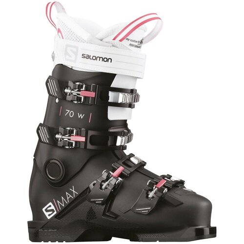 фото Горнолыжные ботинки salomon s/max 70 w, 4.5 / 22.5, jet black/white/pink