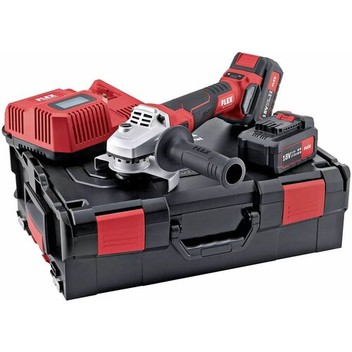 Аккумуляторная угловая шлифовальная машина FLEX LBE 125 180-EC50 Set 499323 95811₽