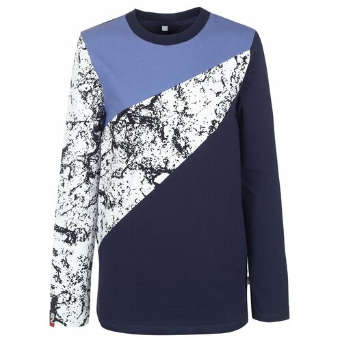 фото Лонгслив nota bene, размер 146, темно-синий