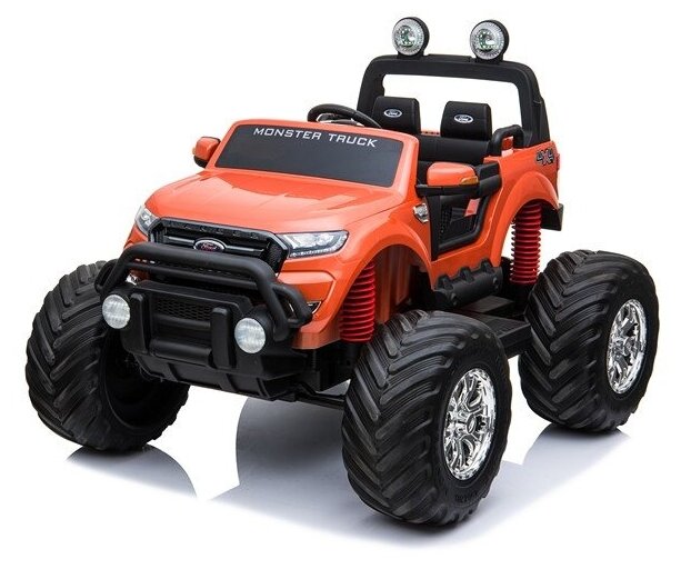 RiverToys Детский электромобиль Ford Monster Truck(DK-MT550) оранжевый