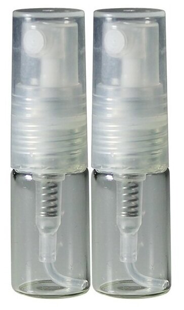 Косметический флакон для духов и парфюма Aroma provokator стекло спрей пластик 3 ml набор 2 шт