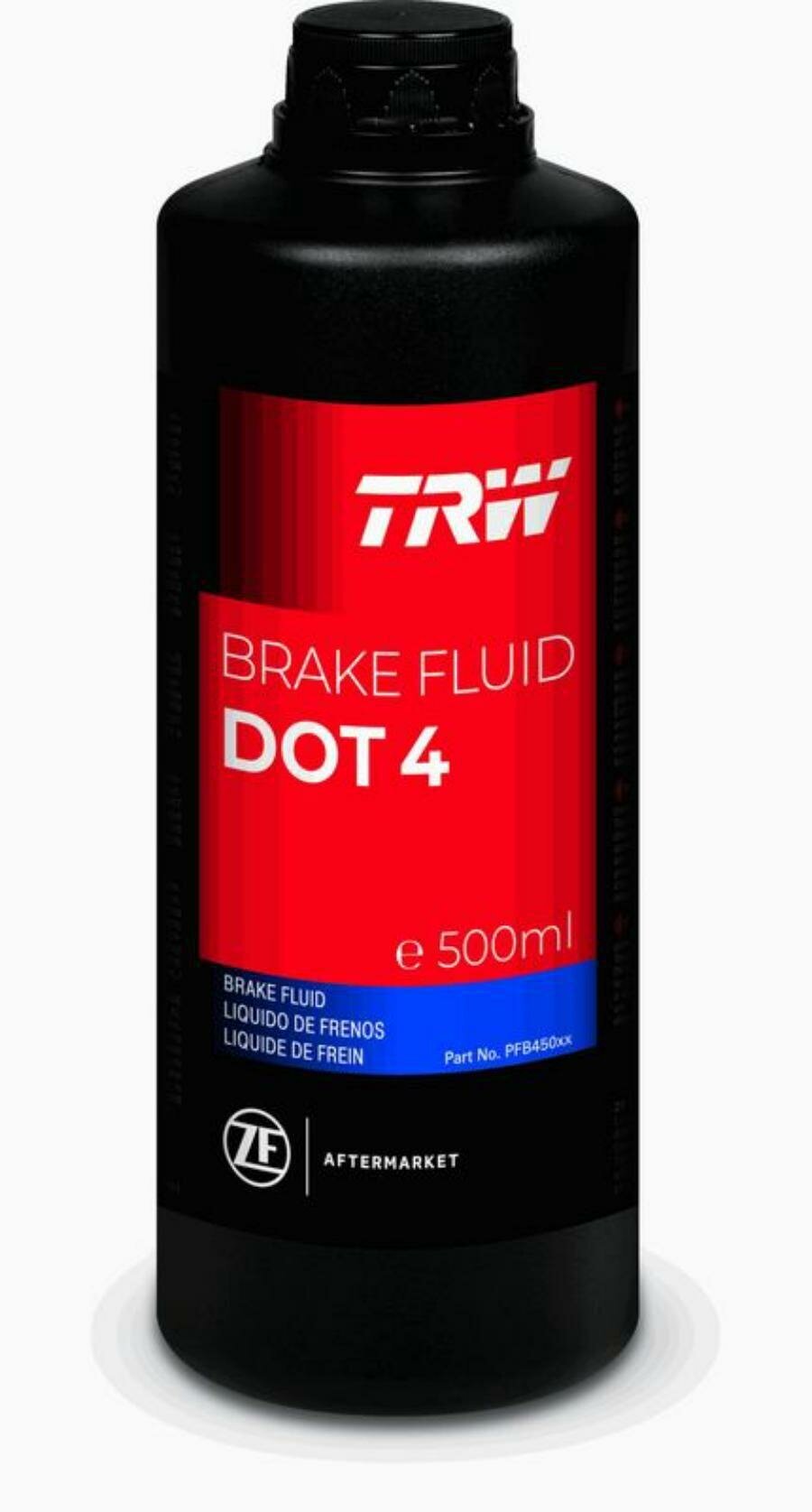 Жидкость тормозная TRW Brake Fluid DOT4 500 мл PFB450SE TRW PFB450SE | цена за 1 шт